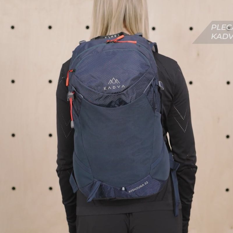 KADVA Aventura 22 l hiking backpack steel blue 34