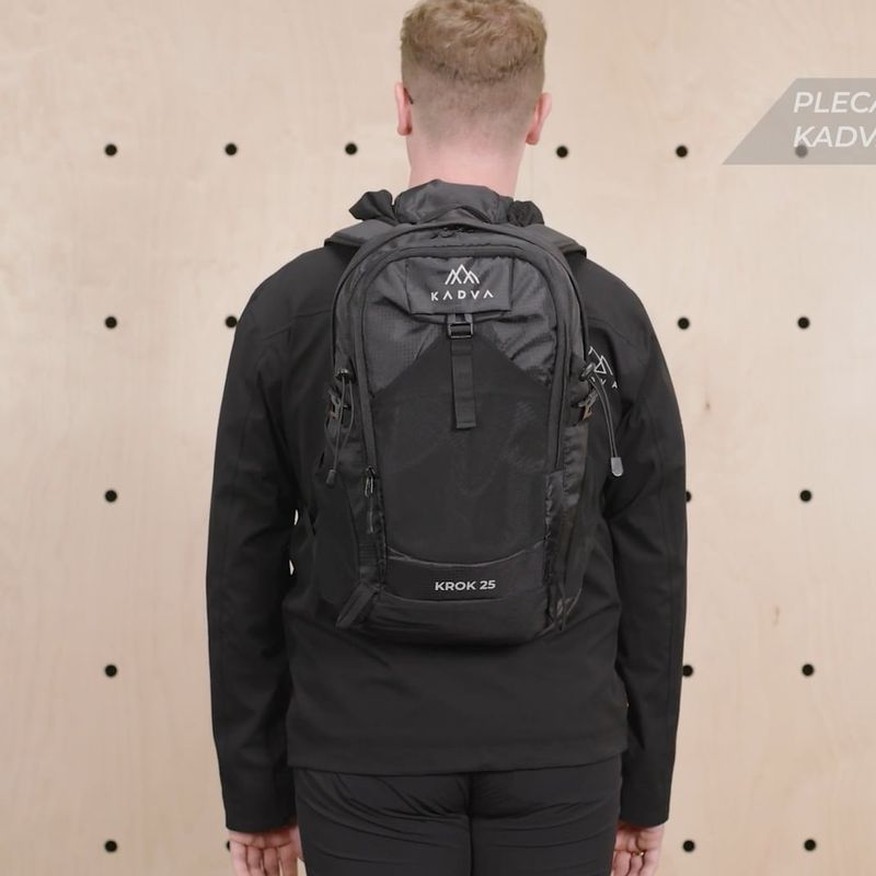 KADVA hiking backpack laptop pocket Step 25 l black 13