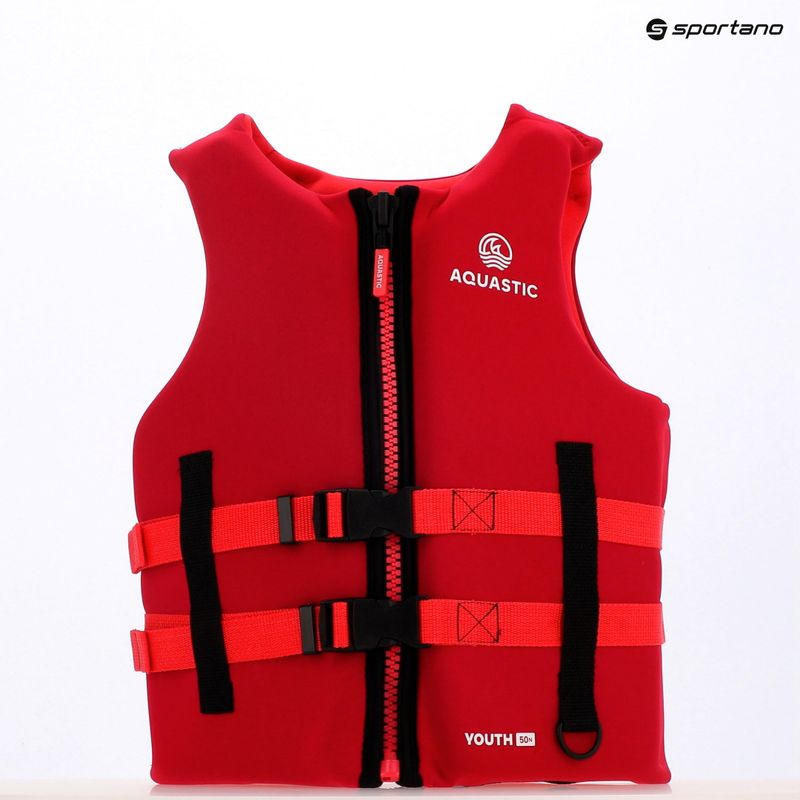 AQUASTIC Youth 50N Red Children's Buoyancy Vest 12