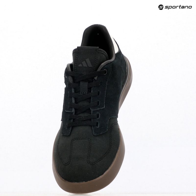 Men's adidas FIVE TEN Sleuth core black/core black/cloud white platform cycling shoes 9