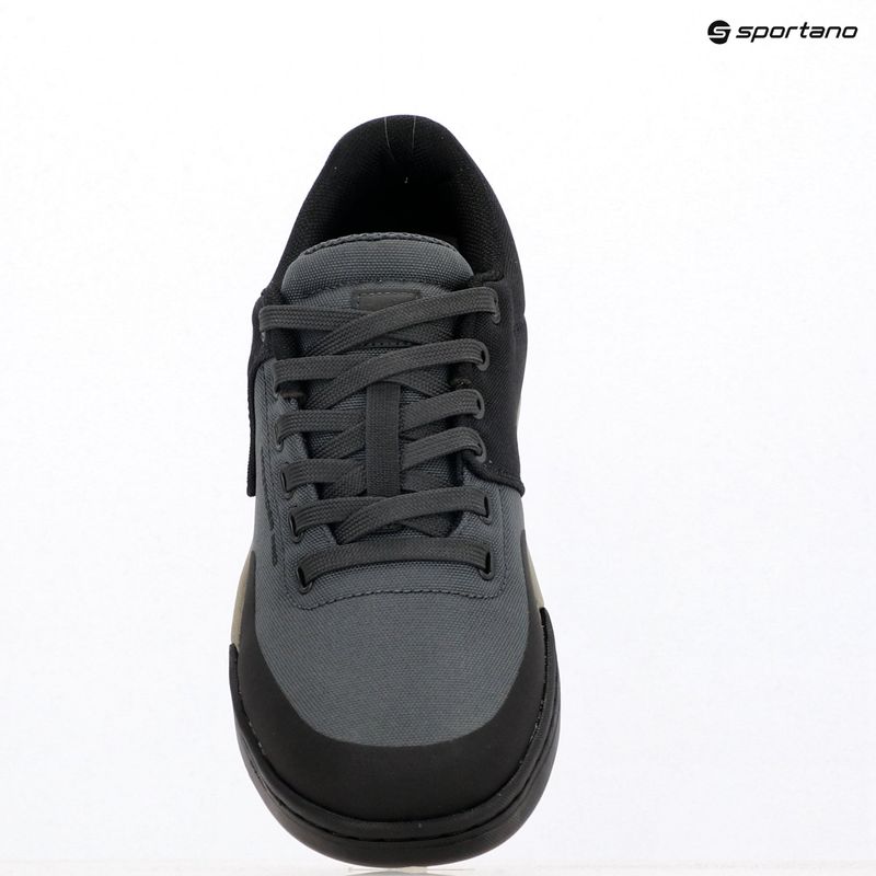 Men's platform cycling shoes adidas FIVE TEN Freerider Pro Canvas grey six/silver pebble/black 9