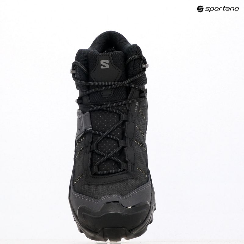 Men's trekking boots Salomon X Ultra 5 MID Wide GTX black/asphalt/ castlerock 9