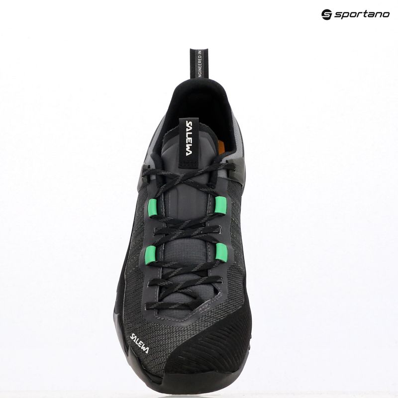 Salewa Wildfire Nxt GTX onyx / irish green men's approach shoe 9