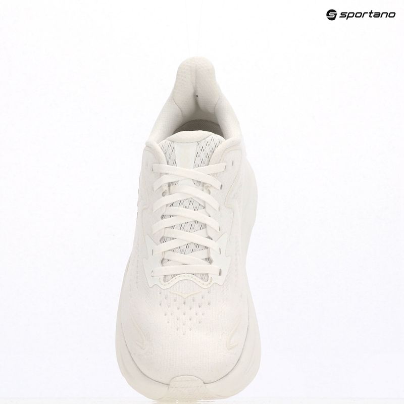 Women's running shoes HOKA Clifton 10 white/white 17