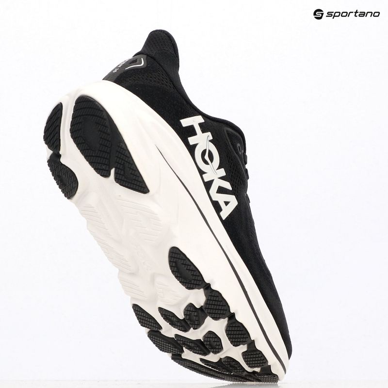 Men's running shoes HOKA Clifton 10 black/white 17