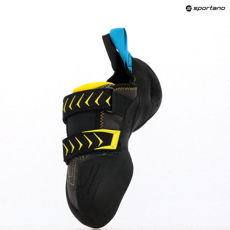 SCARPA Vapor V smoke/yellow climbing shoe 11