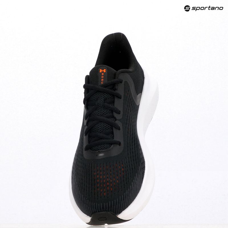Under Armour Charged Rogue 5 men's running shoes black/black/blaze orange 11