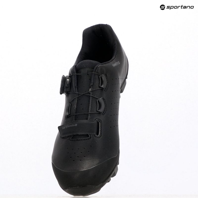 Men's MTB cycling shoes Northwave Hammer Plus Wide black/dark grey 9