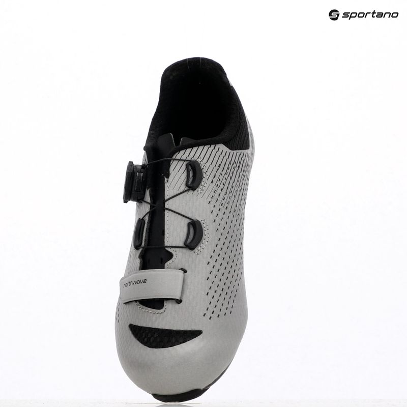 Men's Northwave Storm Carbon 2 silver/reflective road shoe 9