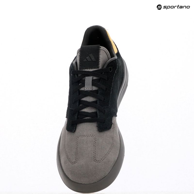 Men's adidas FIVE TEN Sleuth core black/charcoal/oat platform cycling shoes 10