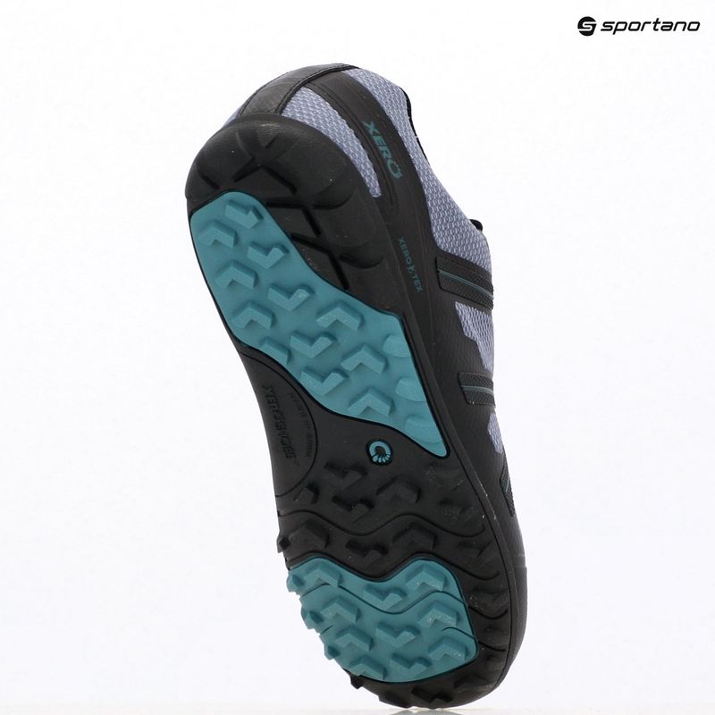 Women's barefoot shoes Xero Shoes Mesa Trail WP grisaille black 12