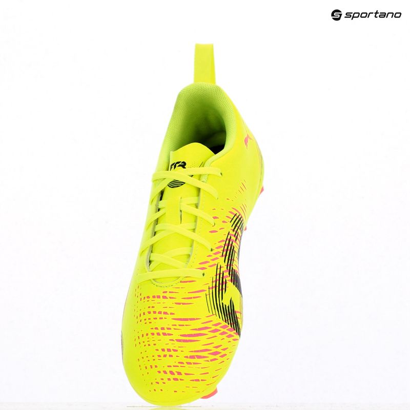 Children's football boots PUMA Future 8 Play FG/AG Jr yellow alert/puma black/sun struck 9