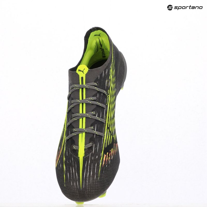 PUMA men's football boots Ultra 5 Ultimate FG matte aged silver/yellow alert/sun struck 9