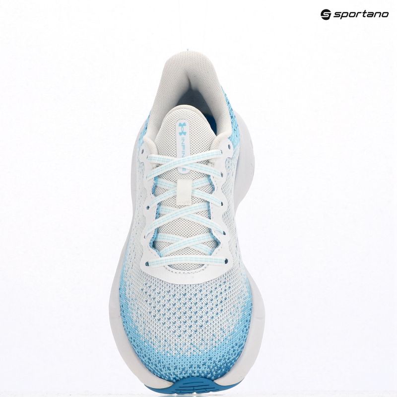 Women's running shoes Under Armour Infinite white/ether blue/white 9