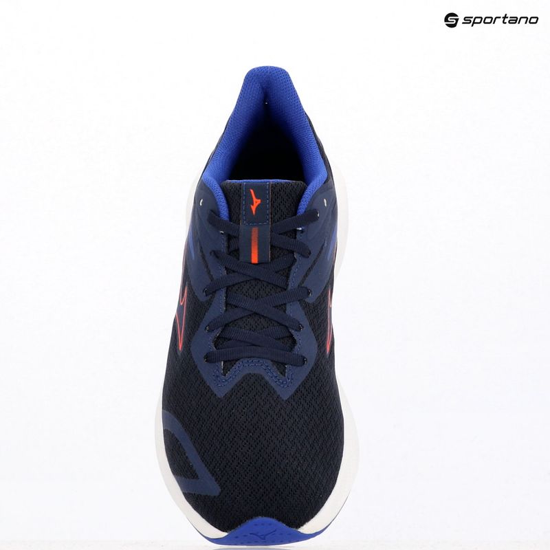 Mizuno Enerzy Runnerz running shoe peacoat/ignition red/reflection blue 9