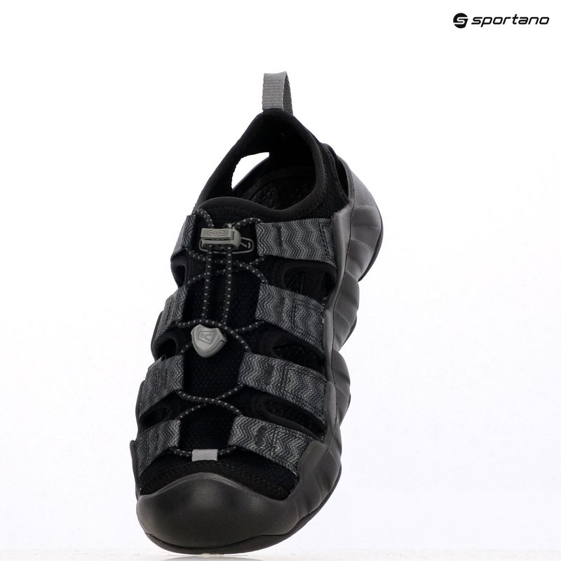 KEEN Hyperport H2 men's sandals black/steel grey 11