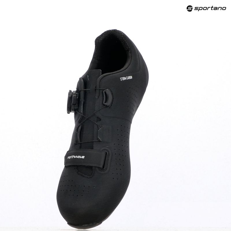 Northwave Storm Carbon black/white men's road shoes 9