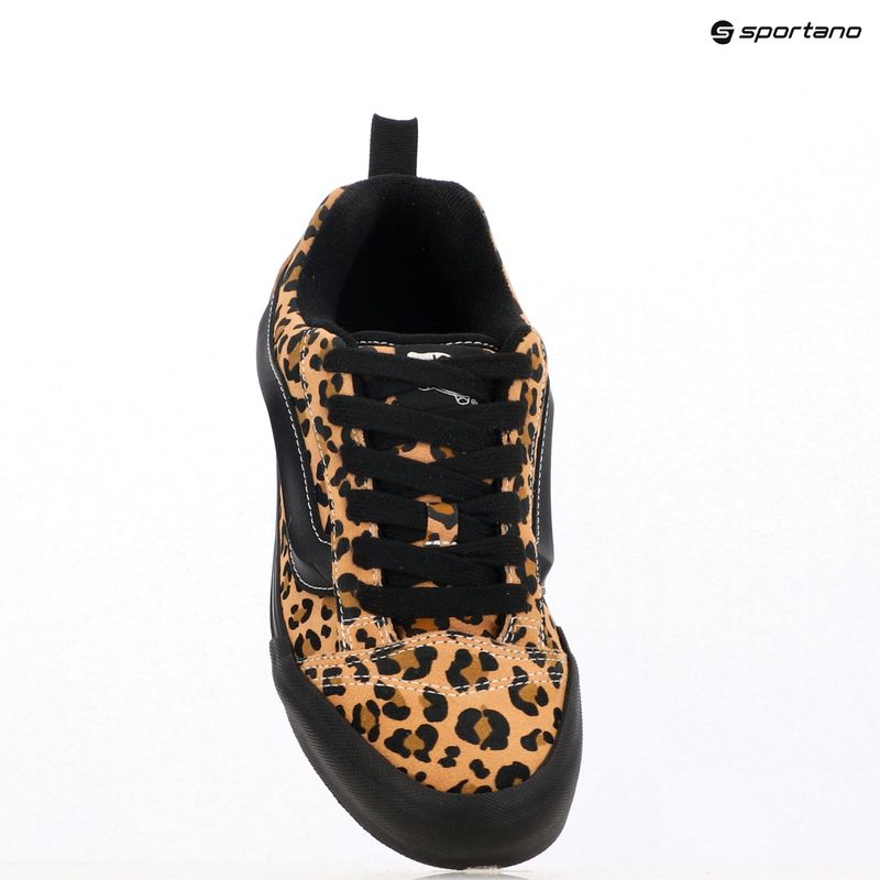Vans Knu Skool leopard black shoes 9