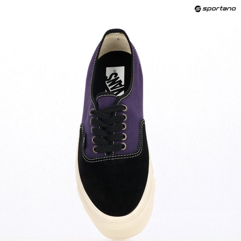 Vans LX Authentic Reissue 44 black toe/grape shoes 9