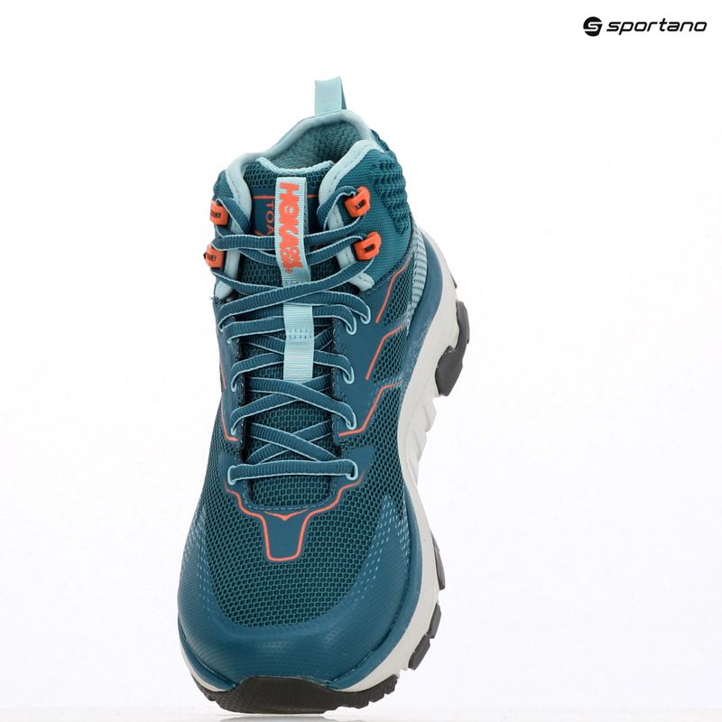 Women's hiking boots HOKA Sky Toa dragonfly/aqua haze 9
