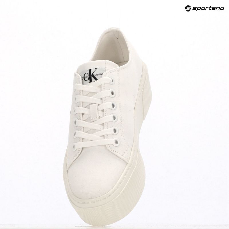 Calvin Klein women's trainers YW0YW01033 Vulc Flatform+ Cupsole Low white 9