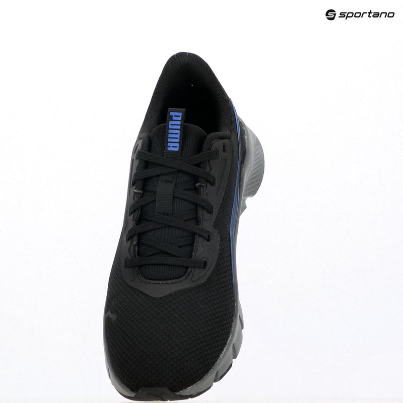 PUMA Flexfocus Lite Modern Woven running shoes puma black/vivid blue 11