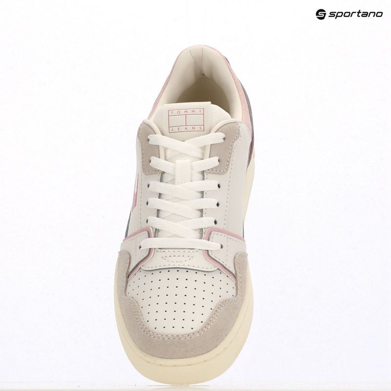 Tommy Jeans Retro Basket women's shoes ecru/misty pink 9