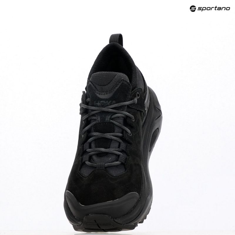 Men's hiking boots HOKA Kaha 3 Low GTX black/black 18