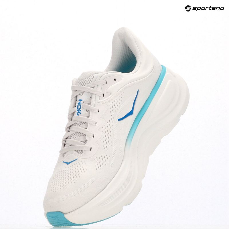 Men's running shoes HOKA Bondi 9 white/hoka blue 17