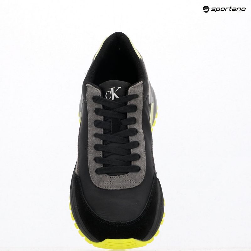 Calvin Klein men's shoes YM0YM01292 Hike Runner Casual Ny-Su Ck Black/Granite Grey/Wild Lime 9