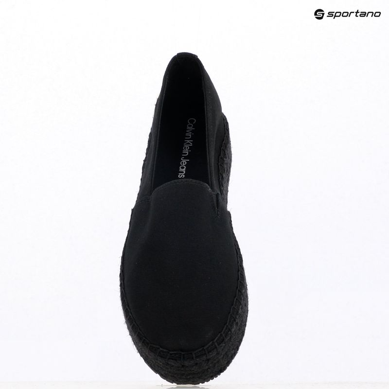 Women's shoes Calvin Klein Flatform Espadrille Mg/Hdw triple black 9