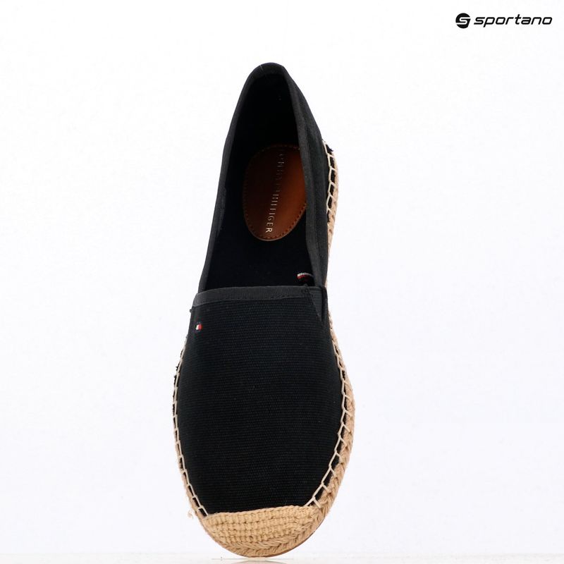Tommy Hilfiger women's shoes Flag Canvas black 9