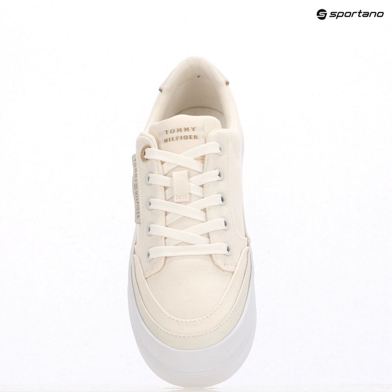 Tommy Hilfiger Essential Vulc Textile YBL women's trainers ecru 9