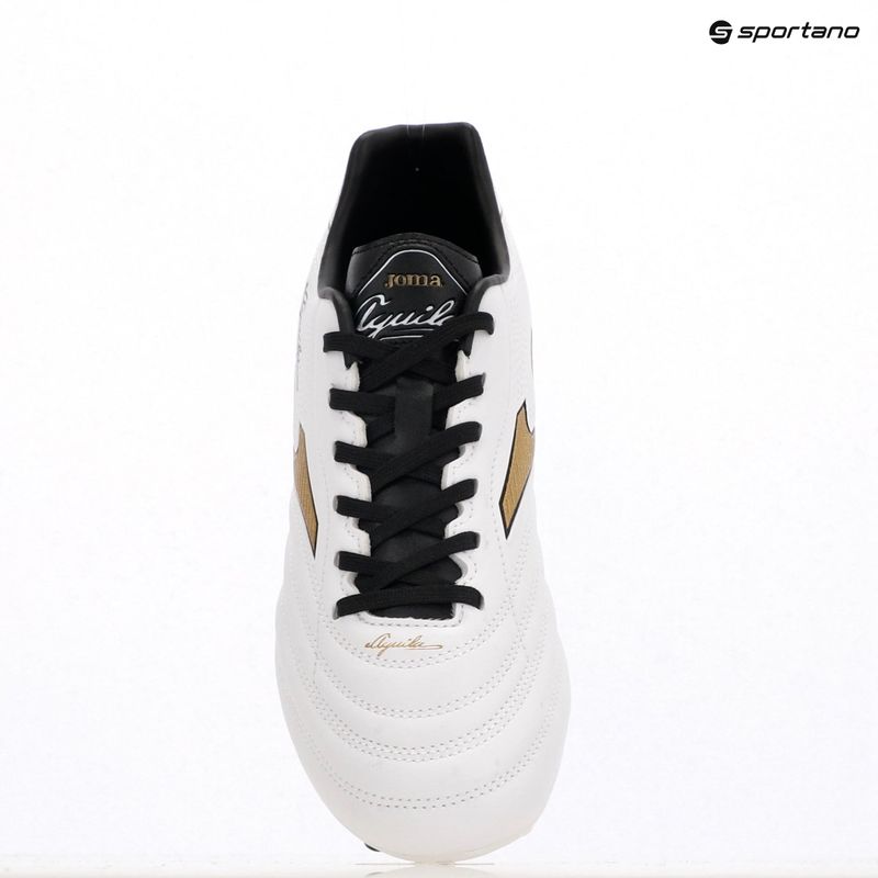 Men's football boots Joma Aguila FG white/gold 9