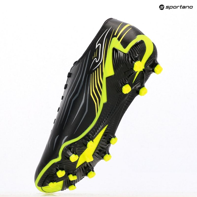 Men's football boots Joma Propulsion FG black/fluor yellow 9