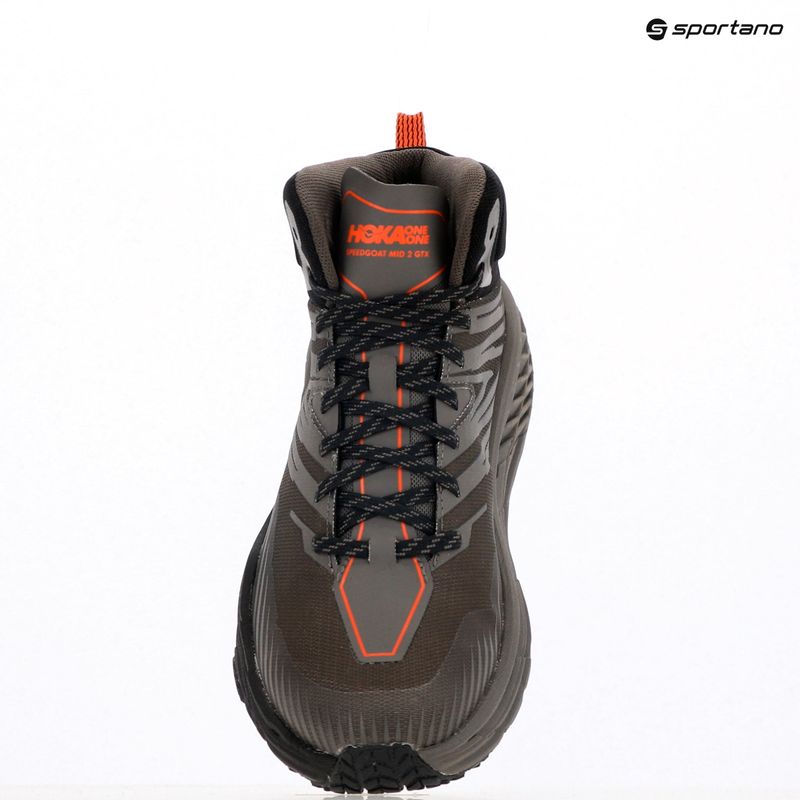 HOKA men's shoes Speedgoat 2 MID GTX anthracite/dark gull grey 8