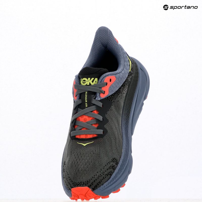 Women's running shoes HOKA Challenger ATR 7 obsidian/anchor 9
