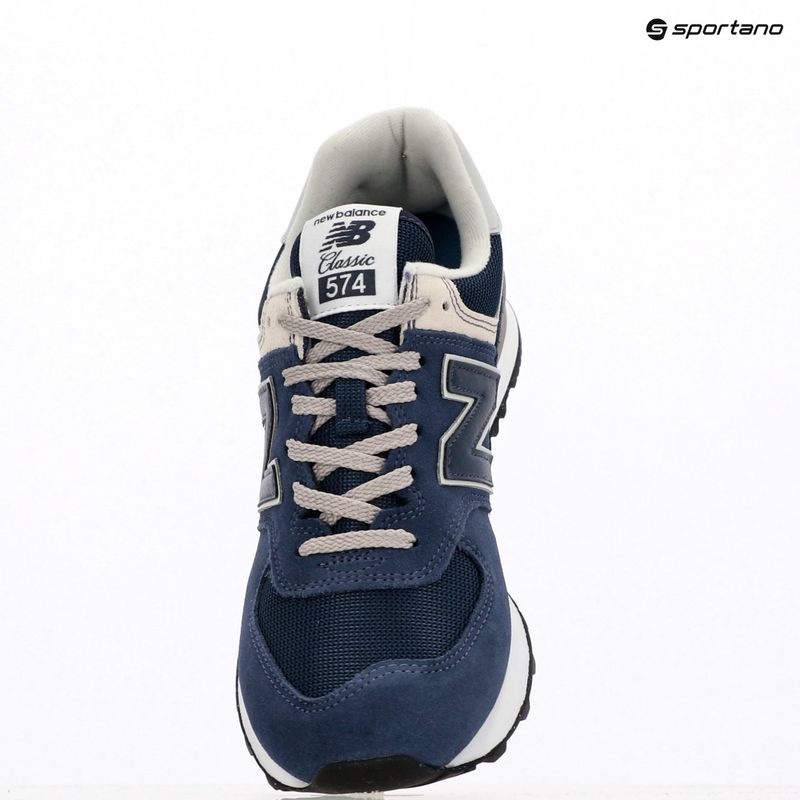 Men's New Balance 574 blue shoes 9