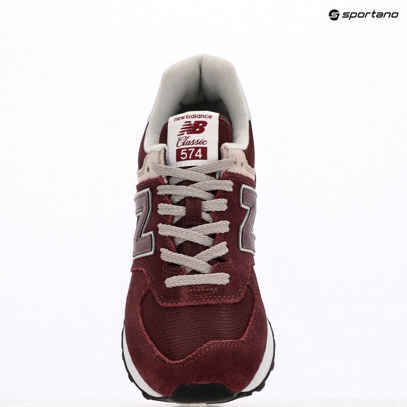 Men's New Balance 574 red shoes 13