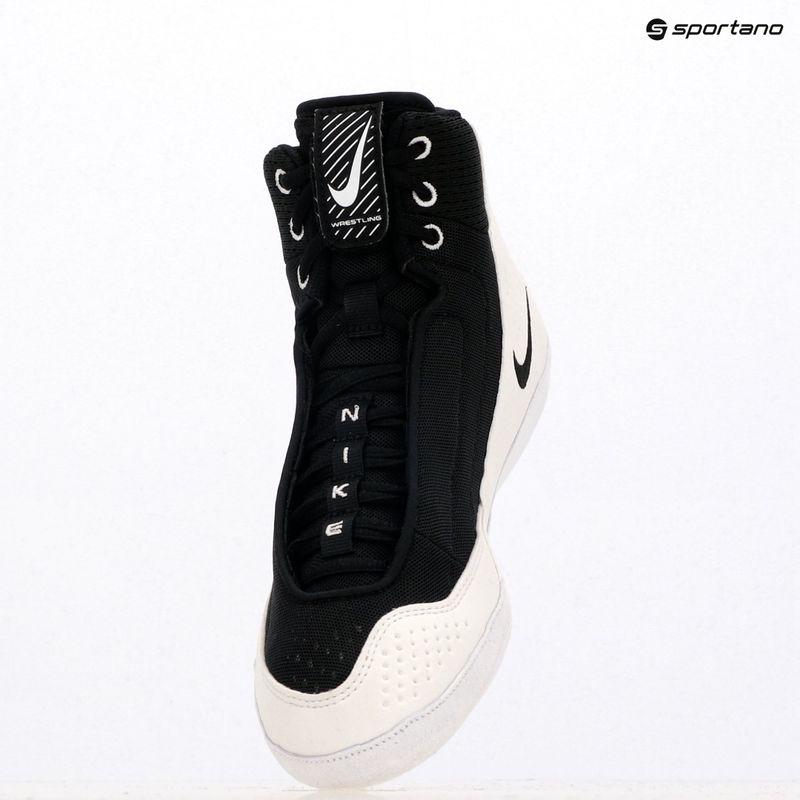 Nike Inflict 4 black/white/wolf grey wrestling shoe 9