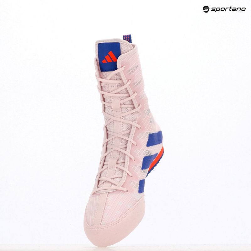 Boxing shoes adidas Box Hog 4 almost pink/lucid blue/impact orange 20