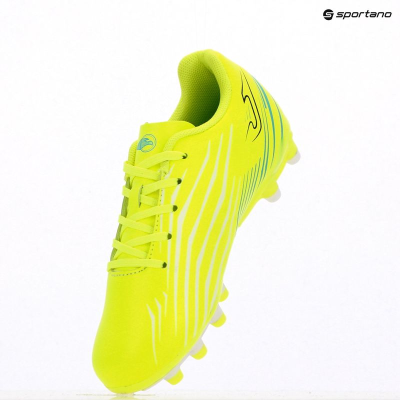 Children's football boots Joma Propulsion Jr FG fluor yellow 14