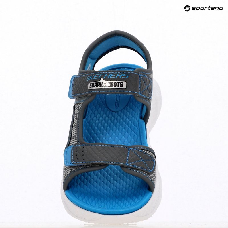SKECHERS S-Lights Creature Splash charcoal/blue children's sandals 12