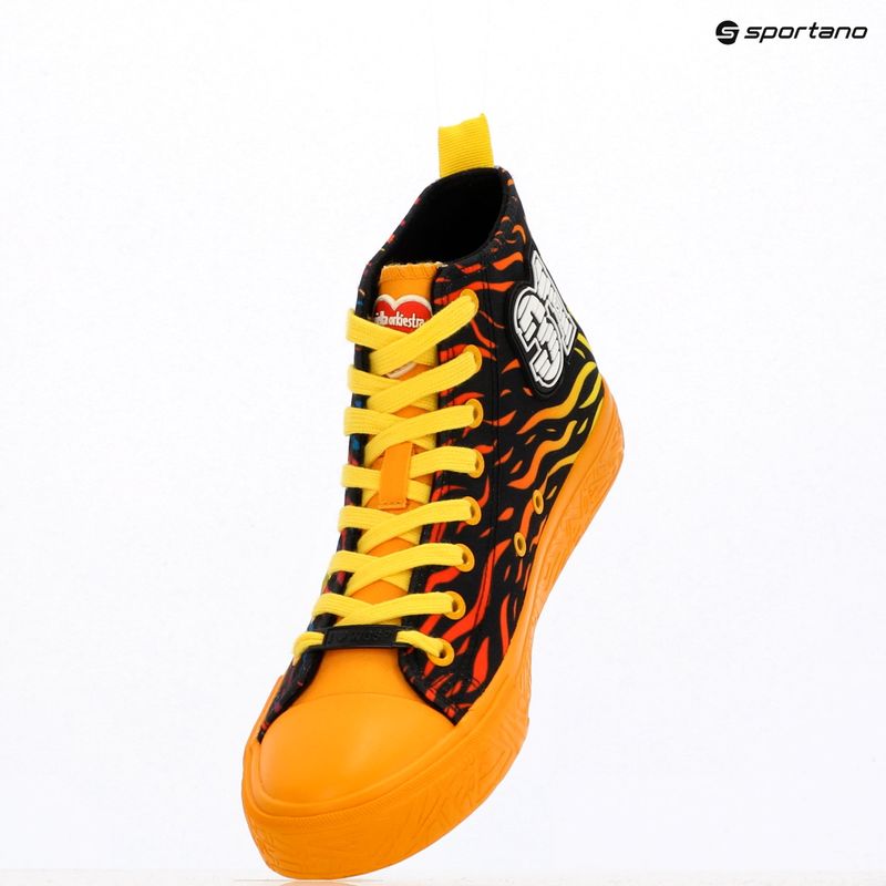 BIG STAR men's trainers SS174503 yellow/red 21