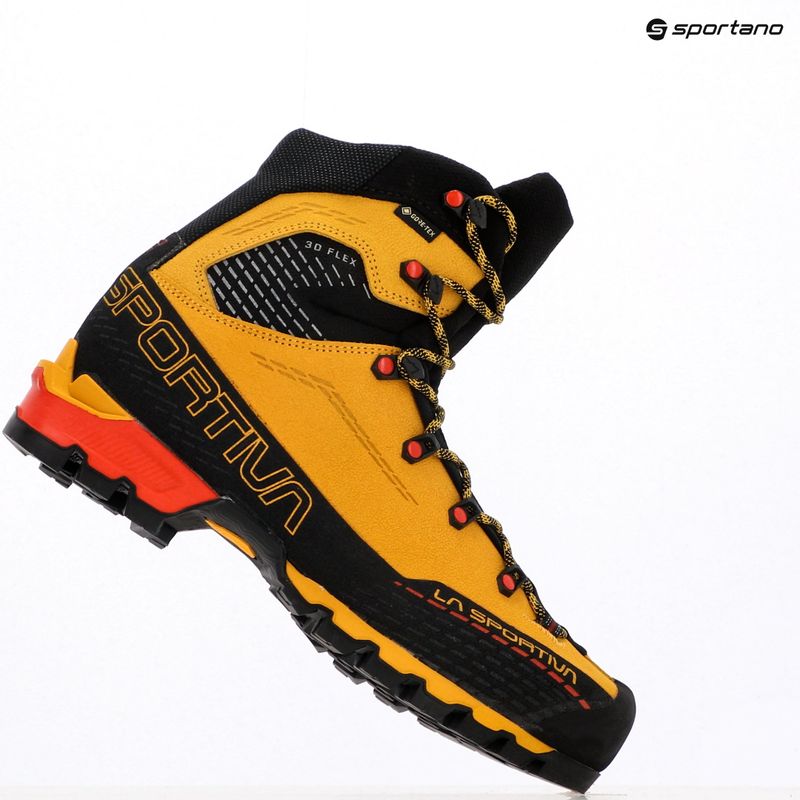 Men's La Sportiva Trango Alpine Gtx high-mountain boots yellow 12