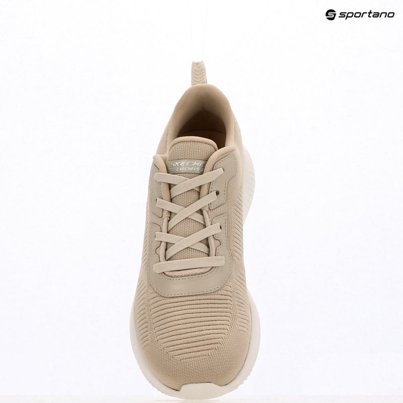 Women's shoes SKECHERS Bobs Sport Squad Tough Talk beige 15