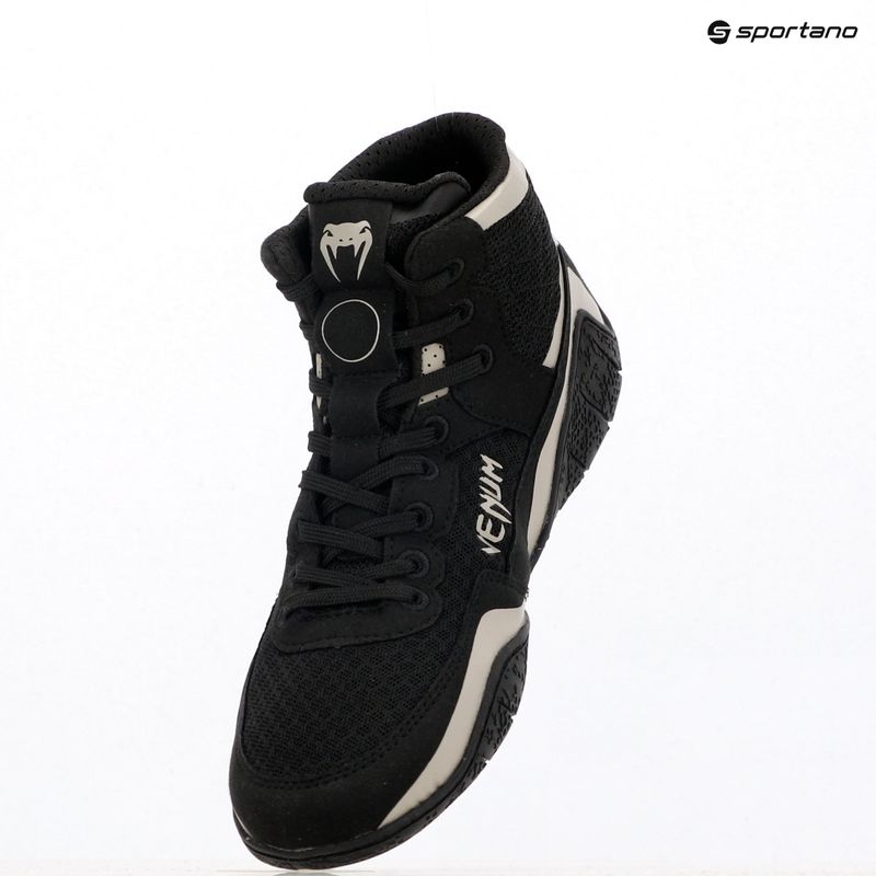 Boxing shoes Venum Elite Wrestling black/sand 9