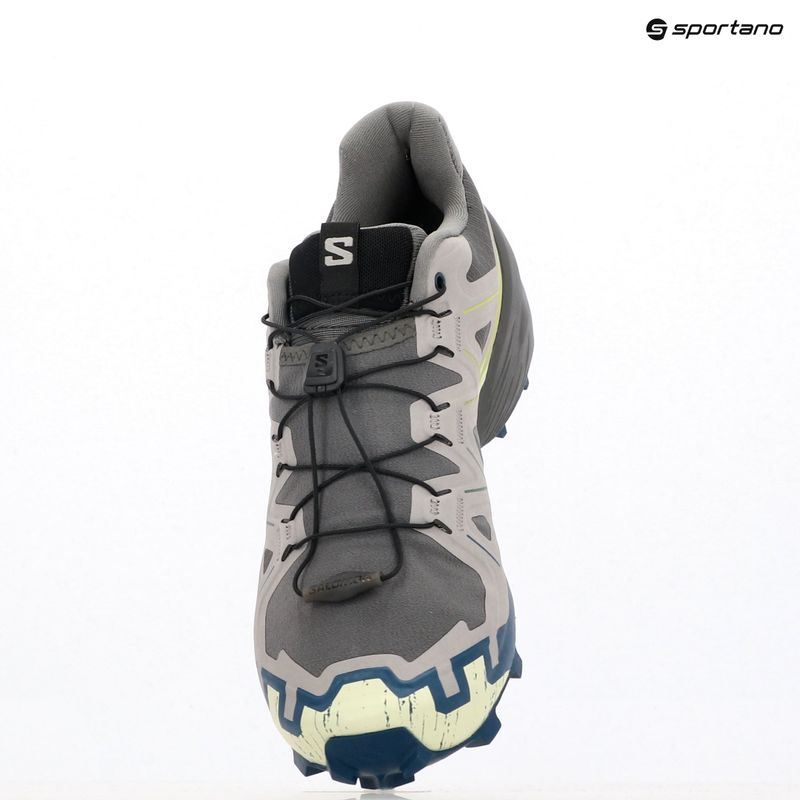 Men's running shoes Salomon Speedcross 6 castlerock/lime cream/poseidon 12