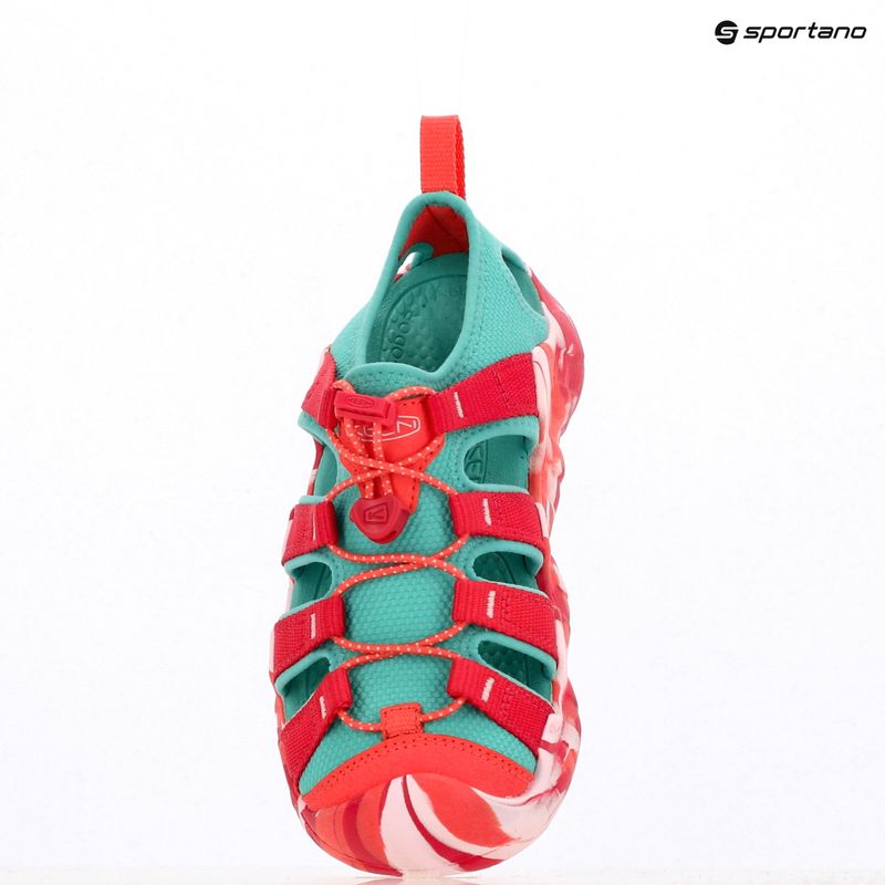 KEEN Hyperport H2 raspberry/pool blue children's sandals 9