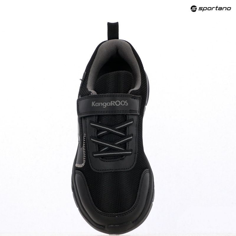 KangaROOS K-ETK Zig EV jet black/mono shoes 9